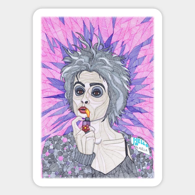 Her Name is Marla Sticker by SpencerHart